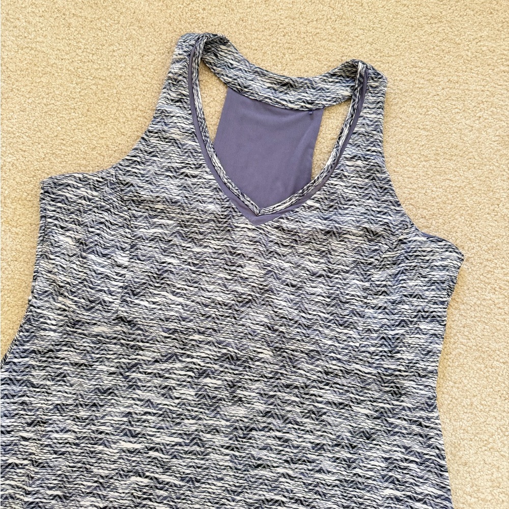 MPG Gray and Purple Backless Dress XL - Picture 4 of 4